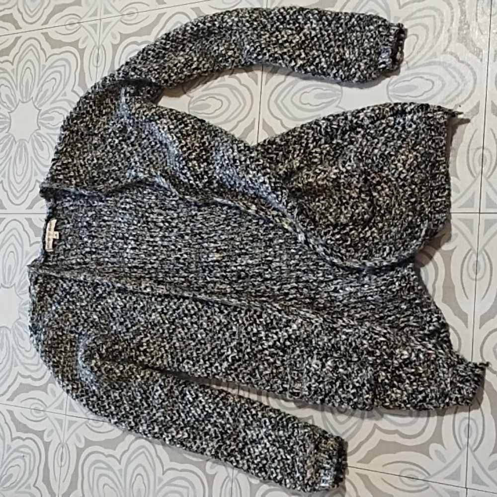 Soft Open Front Knit Cardigan Sweater Sz small Long Sleeve Winter Fall